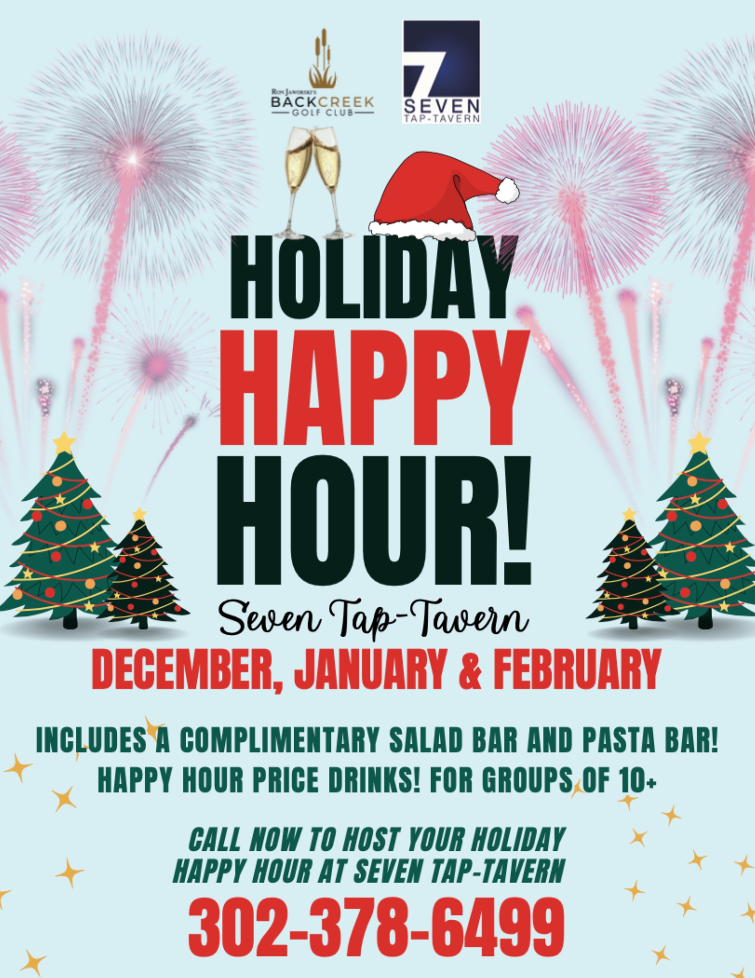 Host a Holiday Happy Hour at Back Creek